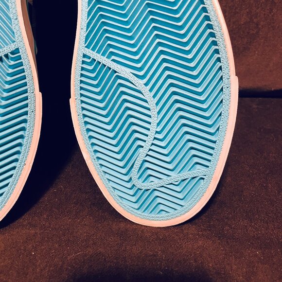 Nike SB Zoom Janoski Nike ID factory custom plaid tiffany blue Mens 8 US 41 EUR - Picture 8 of 10